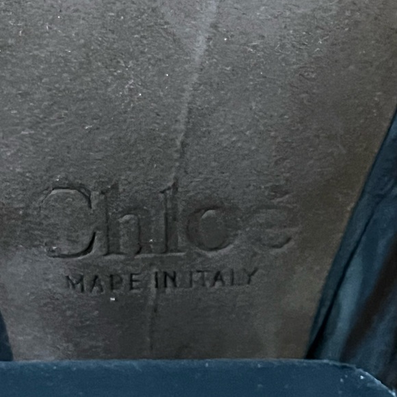 Chloe Wave Croc-embossed Ankle Boots - Picture 12 of 12